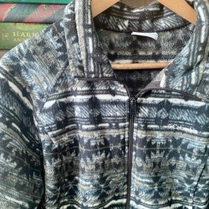 Columbia Black/Gray/Brown Aztec Jacket